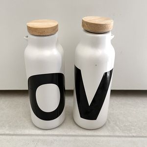 Crate and Barrel Olive Oil and Vinegar Pourers